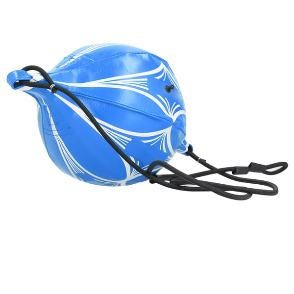 Blå Rombmönster Boxningsboll Elasticitet Träningsutrustning