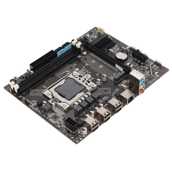 LGA 1356 HM65 Chip 6 Core PC Bundkort CPU Combo med SATA Kabel til Intel Desktop Computer