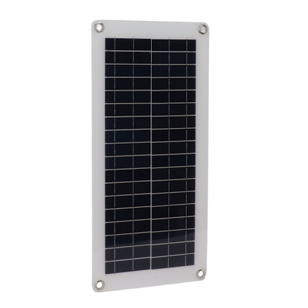 Solpanel Kit Polykristallin 100A Styrenhet 10W 18V Solladdningspanel med Batterilåda Pump för Bilcamping