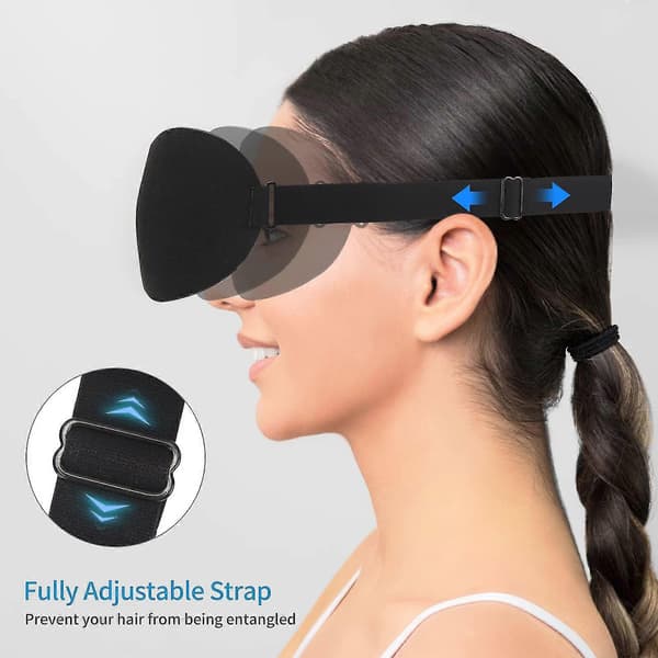 3D Djupt Formad Sovmask Lätt & Bekväm Ögonmask