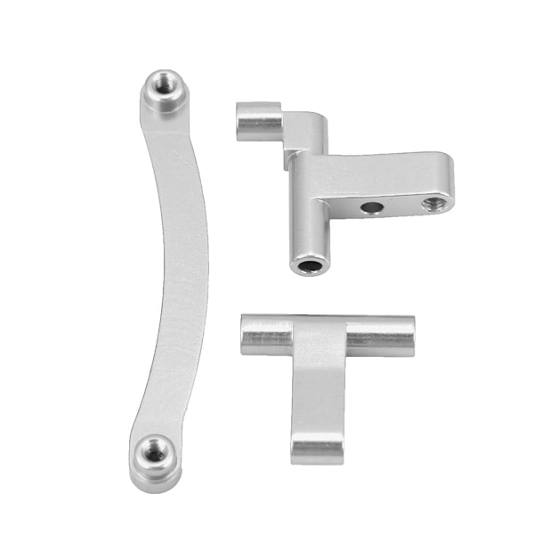 Styrserverspärr komplett montering i aluminiumlegering för FS Monster 1/18 skala RC-truck (Silver)