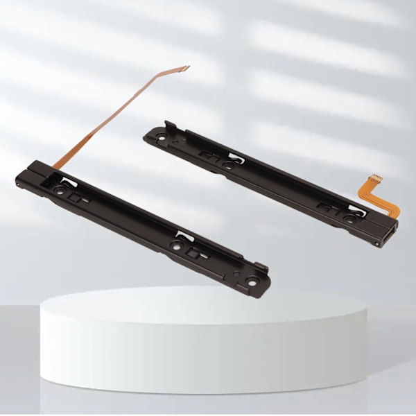 L R Glidspår Professionell Ersättning Vänster Höger Glidspår med Sensor Flex Kabel för Switch OLED Konsol