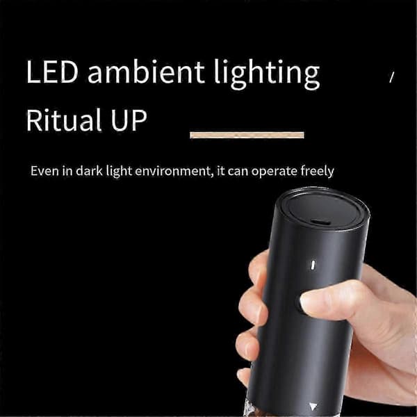 Electric Salt and Pepper Grinder Set, USB Rechargeable, Automatic Salt and Pepper Mill with Adjustable Coarseness