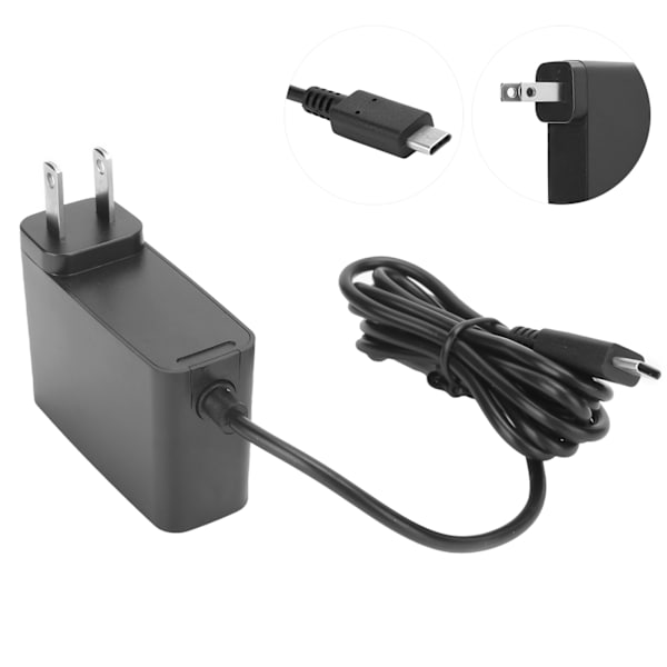 100‑240V Värdladdare Laddningskabel 5V Ström AC-adapter Strömförsörjning för Switch Kontakt US