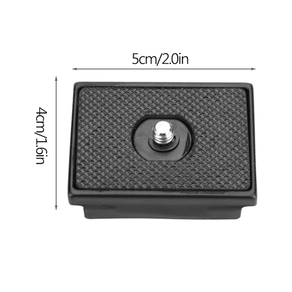Hurtigutløserplate med 1/4\" skrue kompatibel med Manfrotto 3157N, 3030, 3130, 3160 og 3262QR