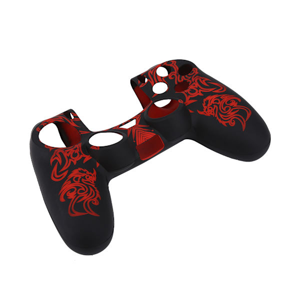 Blødt Silikon Cover Grip Shell til Sony Playstation 4 PS4 Controller Rød