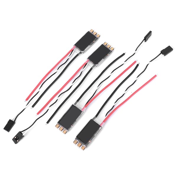 4 stk. 30A ESC 2-6S børsteløs ESC opgraderingsdele til FPV Multicopter Quadcopter Sort
