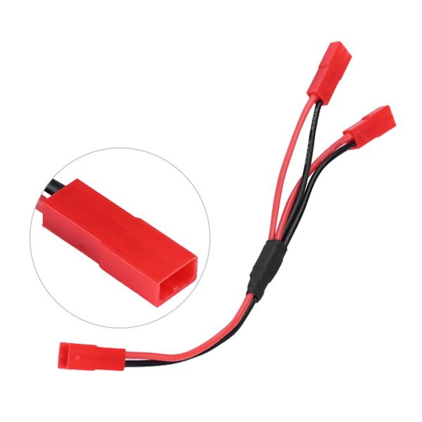 2 st JST Y-kabel Hon till Hon Kontaktplugg Tråd för TRX-4 ESC RC Tillbehör Del