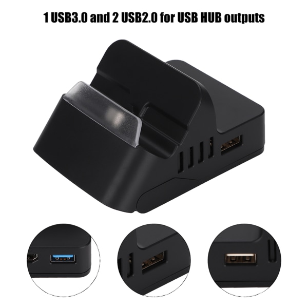 TYPE-C urospää Bluetooth jalusta HDMI-videon muunnoslatausalusta Switch Host-W