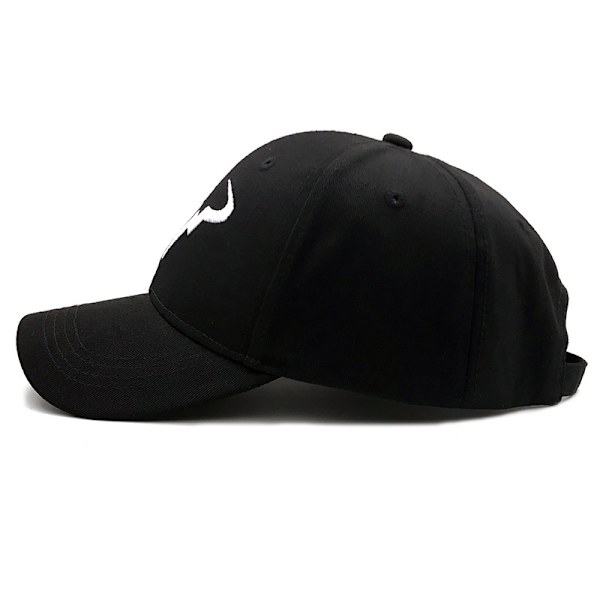Nadal tennisstjärna med samma horn cap män och wo