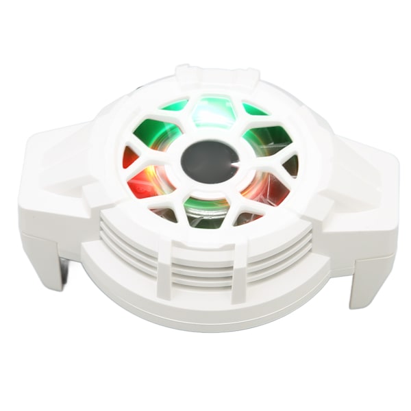 P10 Mobiltelefon Halvlederkjøler RGB Inntrekkbar Bakklips Varmespreder for Direktesending Vlogging Mobilspill Hvit