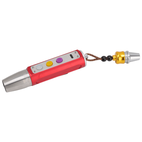 Ædelstenslys 4 lystilstande USB-opladning Aluminiumslegering Meget brugt Jade vurderingslys til smykker Gem Jade- W