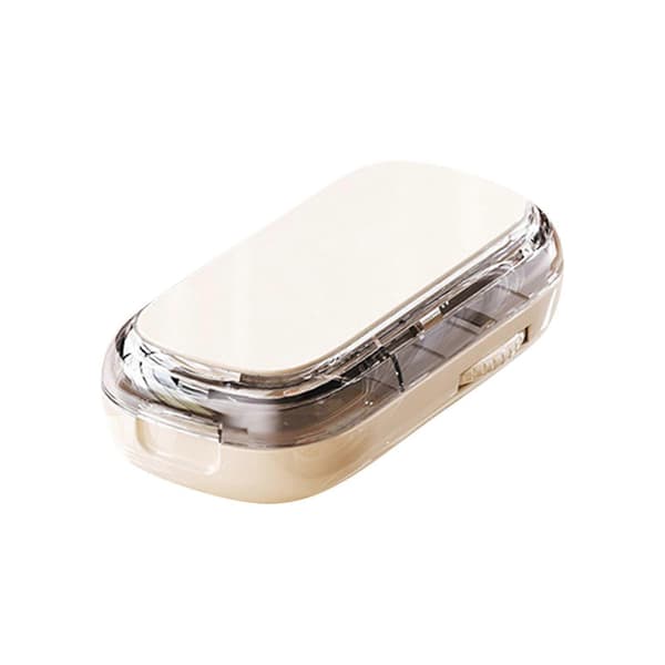 【02】Flere pillekuttere for små til store piller, multi-tablettkutter Beige