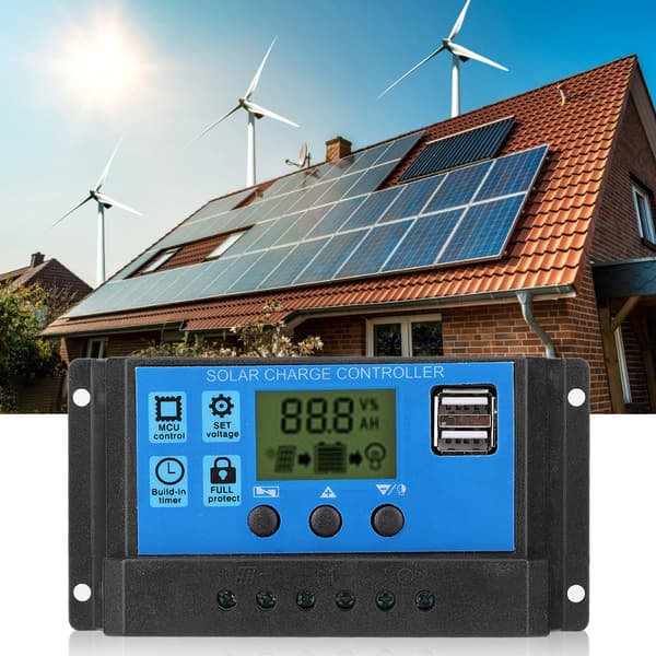 12V 24V 40A PWM Solcelleladeregulator Intelligent Auto Regulator for Solcellepanel