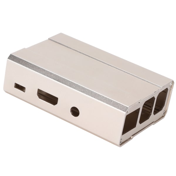Aluminium Legering Kabinet Robust Chassis Box Beskyttelsesetui til Raspberry Pi 3. Generation
