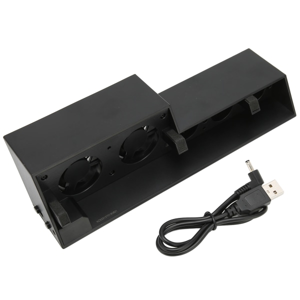 Kjølefan for PS4 USB Ekstern Kjøler 5 Fan Turbo Temperaturkontroll for Playstation 4 Spillkonsoll