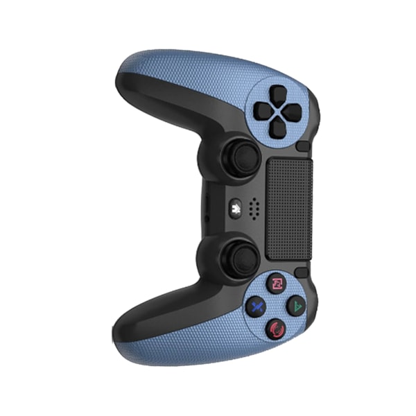 Trådløs Spilkontroller Dobbelt Vibration Præcis Kontrol Bluetooth Gamepad med Lysbjælke til PS4 Camouflage Blå