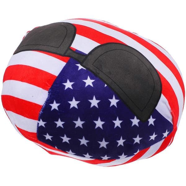 USA Patriotic Pillow Plush Throw Pillow for Decor