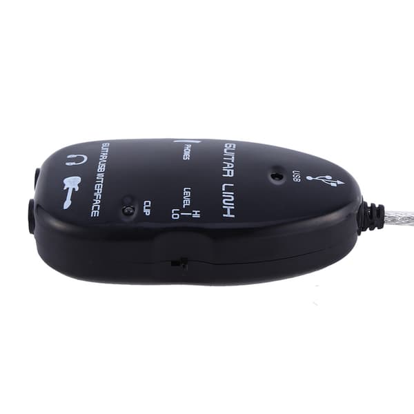 USB Gitar Lydgrensesnittkabel for PC-innspilling