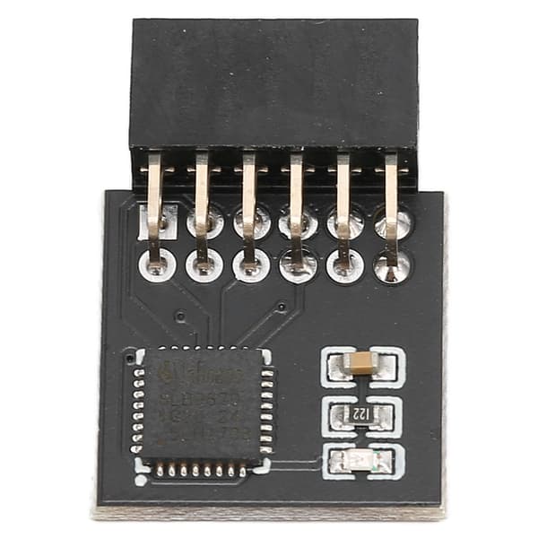 TPM 2.0 Sikkerhedsmodul 12pin Krypteringsprocessor til PC Systemkomponenter