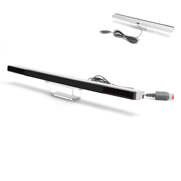 ABS Silver Rörelsedetekterande Bar Infraröd Stråle Inductor Ersättning för Wii/Wii U Konsol
