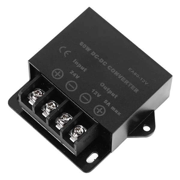 24 V - 12 V 5 A DC-muunnin auton tehoadapteri ajoneuvoon