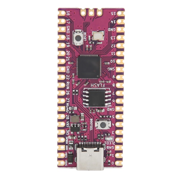 RPi RP2040 Pico -kortti, kaksoisydin ARM Cortex M0+ -suoritin, alhainen virrankulutus, joustava mikrokontrollerikortti