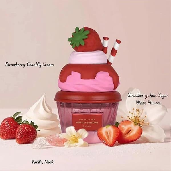 【02】Marshmallow Cupcake parfym 75ml Gourmand Chokladdoft Långvarig Present AA Cream