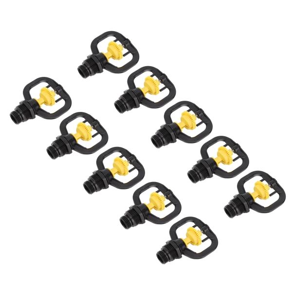 10 stk. Refraksjonsmikrodyse Butterfly Roterende Sprinkler Hagevanning Roterende Dusjdyse G1/2 G3/4 Hanngjenger