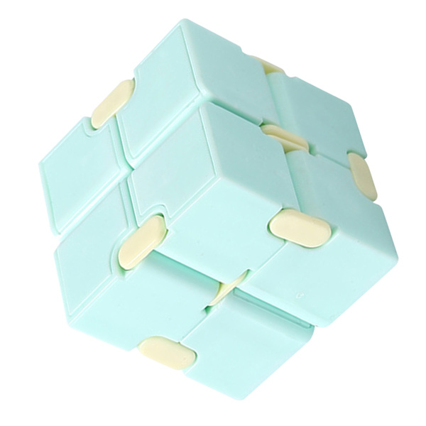 Snabbpussel Macaron Färg Barn Vuxen Bärbar Flexibel Fingertoppsspel Utbildningsutveckling Grön Standard
