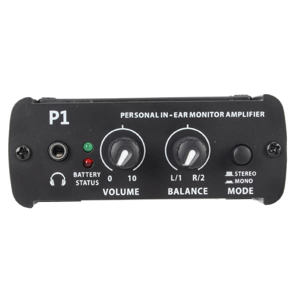 2CH Stereo Passiv Hodetelefonforsterker Mikser Bærbar Studio Lyd