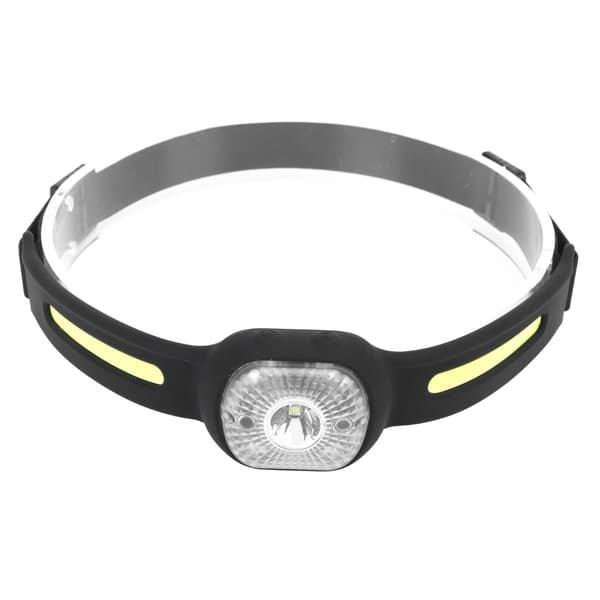 Silikonhodelykt Justerbart lys USB-lading COB-sensorlampe for løpefiske utendørs