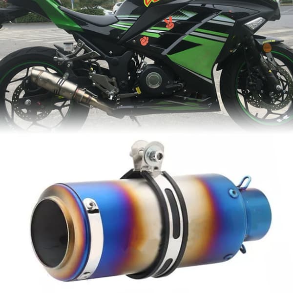 51mm Eksosrør Gradient Farge Titanlegering Rustfritt Stål Sterk Konstruksjon