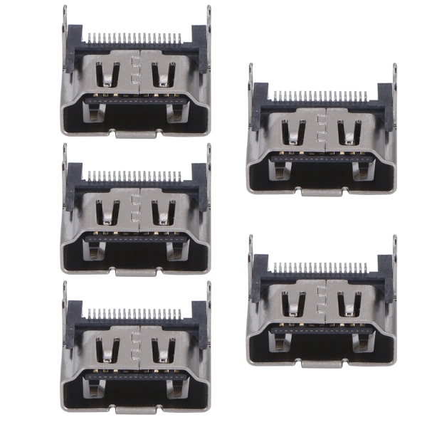 5 stk. Spilkonsol HDMI Socket Port Interface Connector Erstatning til PS4 SLIM/PRO