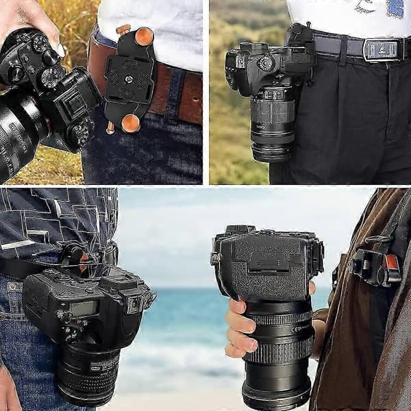 Kamerabælte Spænde Quick Release Kamerabælte DSLR Kameramontering (Orange)
