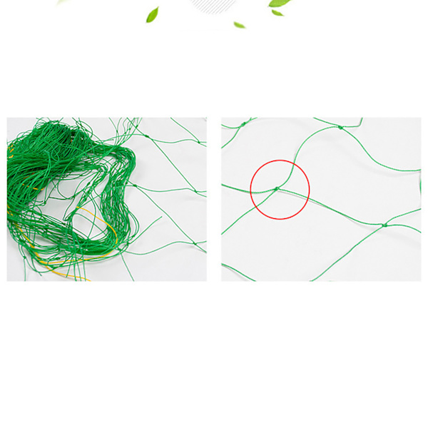 Plante klatrenett Hage Grønnsak Planting Nylon Gjerde Mesh Hage Trellis Netting 0,9x1,8 Meter