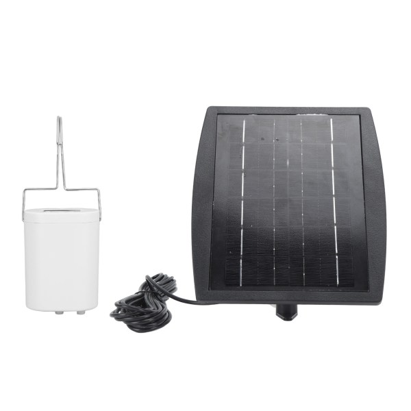 Automatisk växtbevattning bevattningskit 3W USB laddning 4 krukor Solar automatiskt bevattningssystem för trädgårdssängar Uteplats Gräsväxter- W