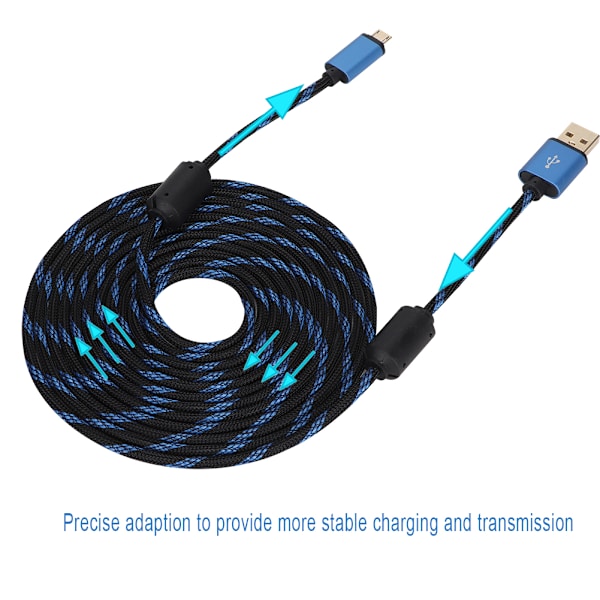 Heavy Duty 3m USB-ladekabel for PS4/Xbox ONE-kontroller - Rask lading