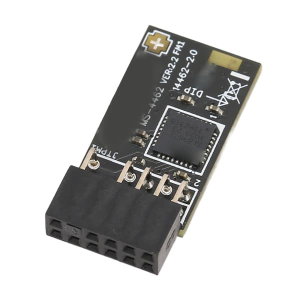 TPM 2.0 Modul SLB 9672 SPI 12Pin Sikkerhetskryptering for MSI Hovedkort Windows 10 11