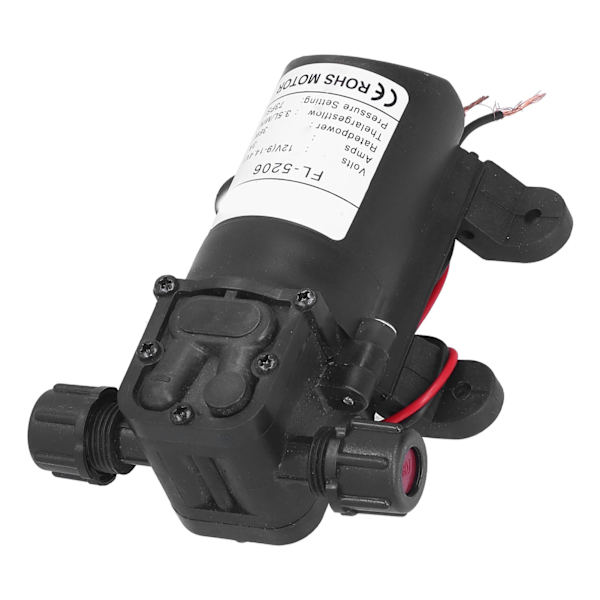 12V 36W Membranpump Dubbelgängad Mini Högtryck DC Vattenpump för Jordbruksbesprutning