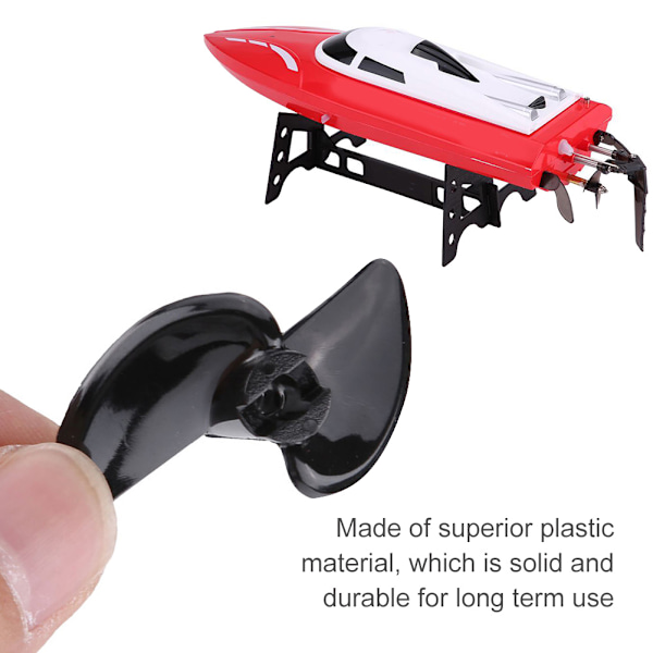 Elektrisk RC O-Båt Tillbehör: 4x40mm CNC-frästa 2-bladiga Halv-nedsänkta Propellerset (2 Par)