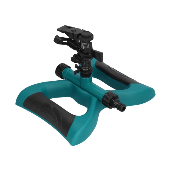 Plastsprinkler med vippemunnstykke 360° roterende automatisk vanningssprinkler for hageplen mørkegrønn