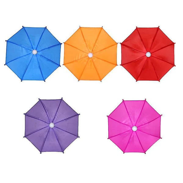 5 stk. Mini Paraply Leke