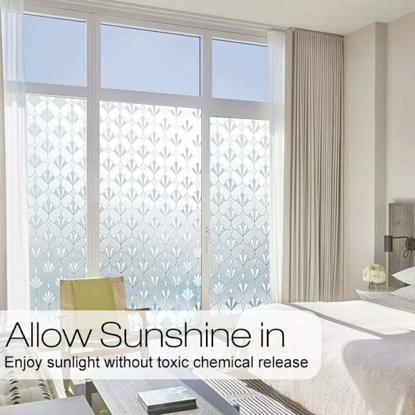 Static Cling Window Film, Privacy Blackout Reusable