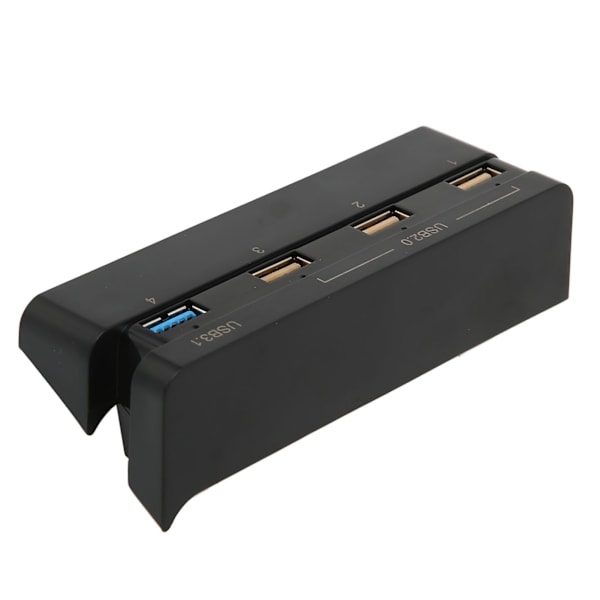 USB-hub med høy hastighet, 4 porter, USB 3.1 og 2.0, USB-forlengelseslader for PS4 Slim spillkonsoll