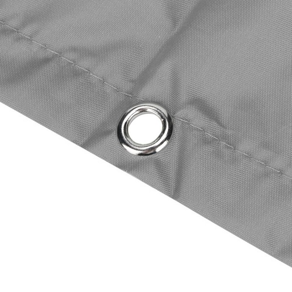 190T Polyester Taffeta Solsejl Markise Baldakin til Udendørs Havegård Have Terrasse 132x226cm Grå
