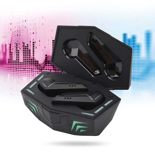RGB Gaming Trådlösa Hörlurar Bluetooth 5.3 Stabil Låg Latens Spelhörlurar för Android för IOS för Windows