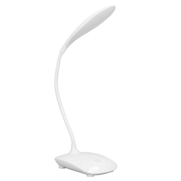 Berøringsstyret LED-bordlampe, USB-opladelig, 3 lystilstande & justerbar vinkel - Ideel til børn, studerende, kollegier og soveværelser