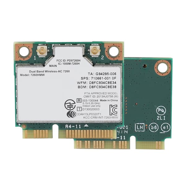 Intel 7260AC Trådlöst Nätverkskort 867Mbps Bluetooth 4.0 Universal