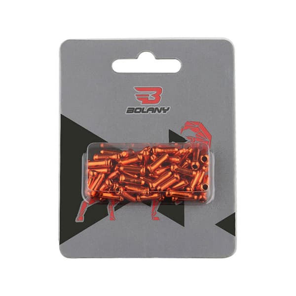 Cykelbremsekabel Endestykker Hus Ferrule Krymper Wire Endestykker Orange